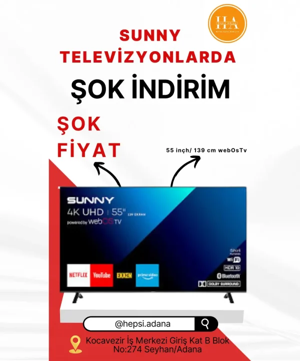 Sunny 55 inch webOS TV Adana