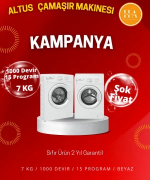 ALTUS 7 kg 1000 Devir Çamaşır Makinesi